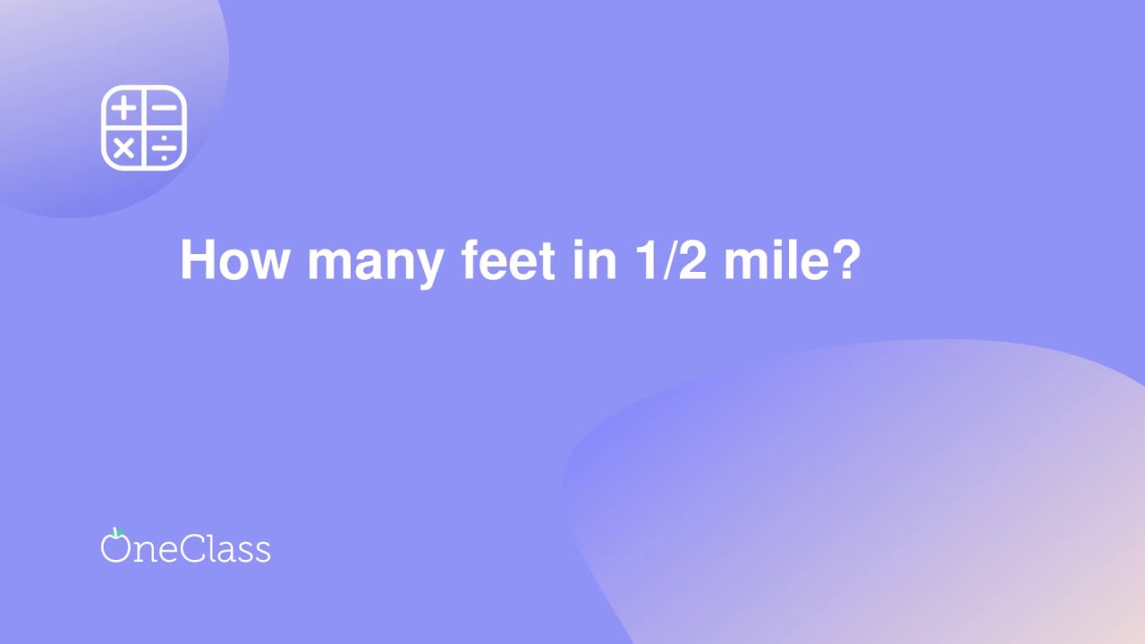 how many feet are in a mile